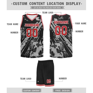 Ropa de Baloncesto Sublimada, Camiseta con Diseño Moderno, Uniforme de Baloncesto Personalizado con Logotipo para Hombre, Servicio OEM - Product Image 3