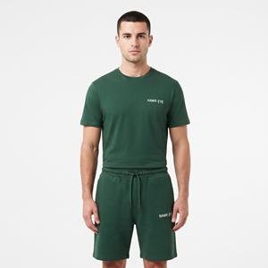 Ensemble deux pièces pour homme, coupe classique, col rond, manches courtes, tissu doux et respirant, vêtements décontractés - Product Image 5
