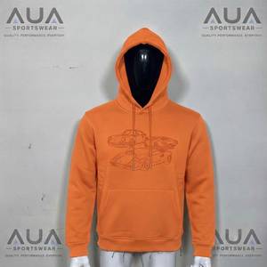 Sweat-shirt à capuche blanc pour homme avec doublure camouflage bleue, logo brodé, poche avant, vêtement décontracté d'automne, coupe classique - Product Image 5