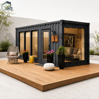 Contenedor de 20 pies para oficina, estudio, casa de campo, cabina de oficina en casa, cápsula de trabajo personalizada para jardín trasero
