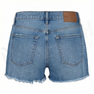 Shorts en jean respirants pour femmes, couleur personnalisée, taille haute, style streetwear estival, bas de tenue tendance pour le quotidien féminin - Product Image 2