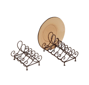 Soporte moderno de metal para platos y fotos/platos decorativos, piezas decorativas de mesa, soporte de metal para platos - Product Image 5