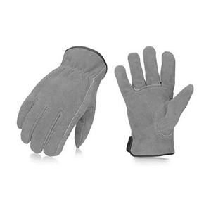 ถุงมือขับรถหนังวัวแท้คุณภาพสูง ถุงมือป้องกันอุบัตภัยทางอุตสาหกรรม ป้องกันการเสียดสี สวมใส่สบาย - Product Image 1