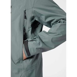 Chaqueta cortavientos 100% poliéster para hombre, impermeable, softshell, para senderismo, ligera, con capucha. - Product Image 4