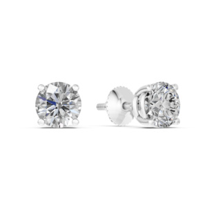 Pendientes de Plata 925 con Diamantes de Laboratorio, Certificados por IGI, RJC, ODM, OEM, Fabricante de Joyería Fina Ética, Venta al por Mayor EA501597 - Product Image 3