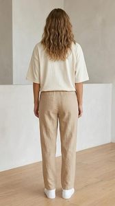 Camiseta Oversize de Moda para Mujer con Cuello Redondo y Ajuste Holgado Cómodo para Uso Diario, Salidas Informales y Estilo de Fiesta - Product Image 3