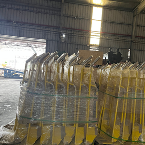 LIPHOCO Yellow Steel Hand Cart 2 Wheels Durable Industrial Platform <b>Trolley</b> Powder Coated ISO 9001 Vietnam Manufacturer - Product Image 3