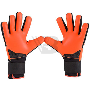Wholesale Professional Soccer Goalkeeper Gloves with Leather and 3.5mm German Latex for Men and Kids - Product Image 1
