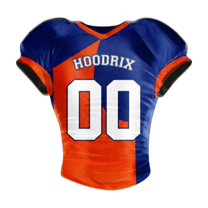 Custom Sublimated American Football Jersey American Fit Mesh Breathable Team Uniform Wholesale Factory Quckily Export For Kid - Product Image 2