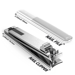 Premium Stainless Steel Professional Nail <b>Cutter</b> for Toenail Finger Wide Jaw Opening Superior <b>Edge</b> Retention Durability High - Product Image 6