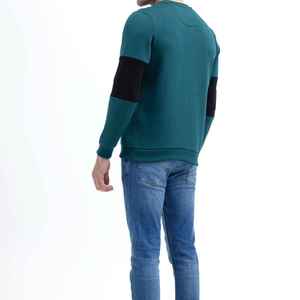 เสื้อสเวตเชิ้ตผู้ชายทรงปกติ ผ้าฟลีซลำลองสำหรับฤดูหนาว ผลิตจากผ้าฝ้าย 100% คุณภาพดีเยี่ยม ระบายอากาศได้ดี สำหรับผู้ใหญ่ - Product Image 4