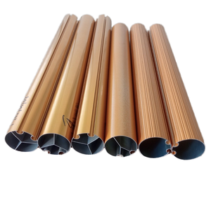 Profilé d'extrusion en aluminium anodisé doré pour tringle à rideaux | profilé en tube d'aluminium fabriqué au Vietnam - Product Image 1
