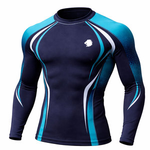 Camiseta Deportiva Rash Guard para Hombre, Camiseta de Compresión para Entrenamiento Rash Guard para Hombre - Product Image 1