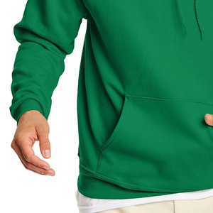 Sudadera con Capucha para Hombre, al por Mayor, Personalizada, de Manga Larga, Color Negro y Azul, de Forro Polar, Transpirable, de Secado Rápido, Gruesa, de Alta Calidad, Informal, para Invierno - Product Image 3