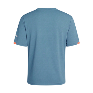 เสื้อยืดกีฬาผู้ชาย แขนสั้น คอกลม ทรงเข้ารูป ระบายอากาศ แห้งเร็ว สปอร์ต แคชชวล สีพื้น 220 กรัม รับผลิตตามสั่ง ขายส่งเสื้อผ้า - Product Image 2