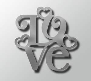 Décoration murale en miroir acrylique en forme de cœur |   Décoration murale en argent de luxe pour salon et chambre |   Cadeau d'anniversaire, miroir d'amour à suspendre au mur - Product Image 2