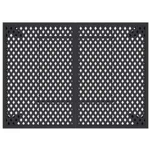 Grande Tavolo da Giardino in Acciaio Antracite Resistente - Product Image 5