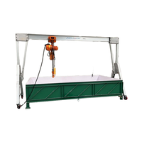 Prix du pont roulant mobile portable en aluminium et aluminium de petite taille à cadre en A de 500 kg, 1 tonne, 2 tonnes, 3 tonnes, 5 m