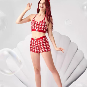 Braguitas de Bikini Góticas Europeas y Americanas, Sin Costuras, Ligeras, Transpirables, con Logotipo Frontal, Conjunto de Lencería de Secado Rápido - Product Image 1