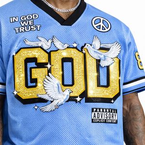 เสื้อฟุตบอลอเมริกันแบบหนาพิเศษ ไซส์ใหญ่ แขนสั้น คุณภาพสูง สำหรับขาย - Product Image 2