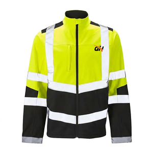 Customized Sizes Security Reflective Work <b>Jackets</b> Hot Sale Hi Vis Construction <b>Worker</b> Collar OEM Workwear Spring Canvas - Product Image 1