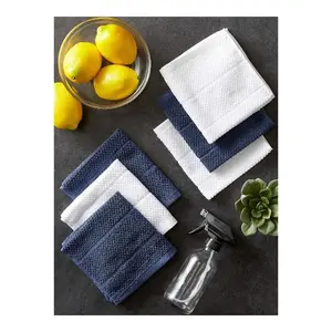 Comfortable Halloween Party Decor Simple Embroidered Kitchen Absorbent Dish Tableware Towel For Household Cleaning Accessories