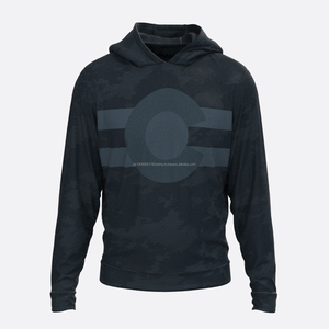 เสื้อฮู้ดดี้ผู้ชายแขนยาวทรงสลิมฟิต ผ้าฟลีซโพลีเอสเตอร์ 100% แห้งเร็ว เป็นมิตรกับสิ่งแวดล้อม ระบายอากาศได้ดี เหมาะสำหรับใส่เป็นเสื้อนอก ลายพราง สำหรับฤดูหนาวที่อบอุ่น - Product Image 3