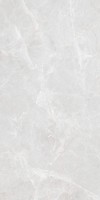 Carreaux de sol et de mur en porcelaine blanche effet marbre brillant Tivola Bianco 600x1200mm, veinage blanc premium, antidérapants pour salle de bain
