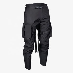 Pantalon Techwear Homme Personnalisé Imperméable Tactique Cargo Multi-poches Cyberpunk Streetwear avec Bretelles Fonctionnelles Joggers - Product Image 5