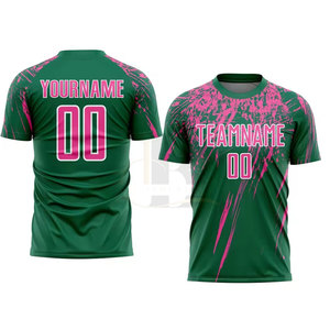 เสื้อกีฬาซับลิเมชั่นขายดีสำหรับผู้ชาย ออกแบบลายพิมพ์ซับลิเมชั่นตามสั่ง สำหรับทีมฝึกซ้อม กิจกรรมกลางแจ้ง แขนสั้น - Product Image 3