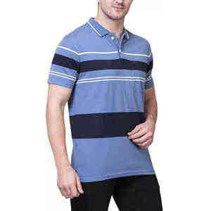 เสื้อโปโลผ้าฝ้ายคุณภาพสูง 100% แห้งเร็ว แขนสั้น สไตล์ลำลองสำหรับผู้ชาย - Product Image 5