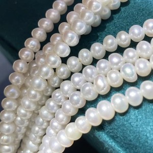 Collar de Perlas de Agua Dulce Redondas Impecables de 3-4 mm, Estilo Europeo y Americano, Cadena con Fragancia, Joyería para Hombre y Mujer - Product Image 3