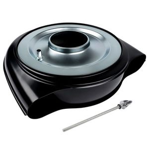 Oldsmobile 1951-1956 Air Cleaner with 14\" X 4\" Replacement Element Notched at Rear - Product Image 1