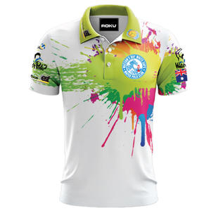 OEM/ODM sublimation de motifs solides personnalisés pour polos et vêtements de sport en jersey pour hommes et femmes vente en gros de vêtements à sublimation - Product Image 3