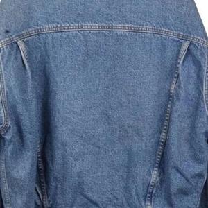 Veste en jean matelassée unisexe à bouton unique, design personnalisé, col montant, broderie, veste en jean de haute qualité pour hommes - Product Image 6