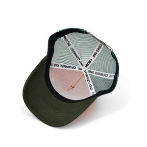 Casquette de baseball unisexe personnalisée à 5 panneaux en polyester/coton avec logo brodé 3D, fermeture snapback réglable pour l'extérieur - Product Image 3
