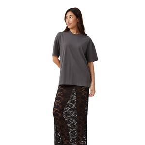 เสื้อยืดผู้หญิงคุณภาพสูง ขายดีประจำฤดูร้อน ทรงปกติ คอกลม แขนสั้น ผ้าฝ้าย/ใยไผ่ น้ำหนักเบา สวมใส่สบาย - Product Image 2