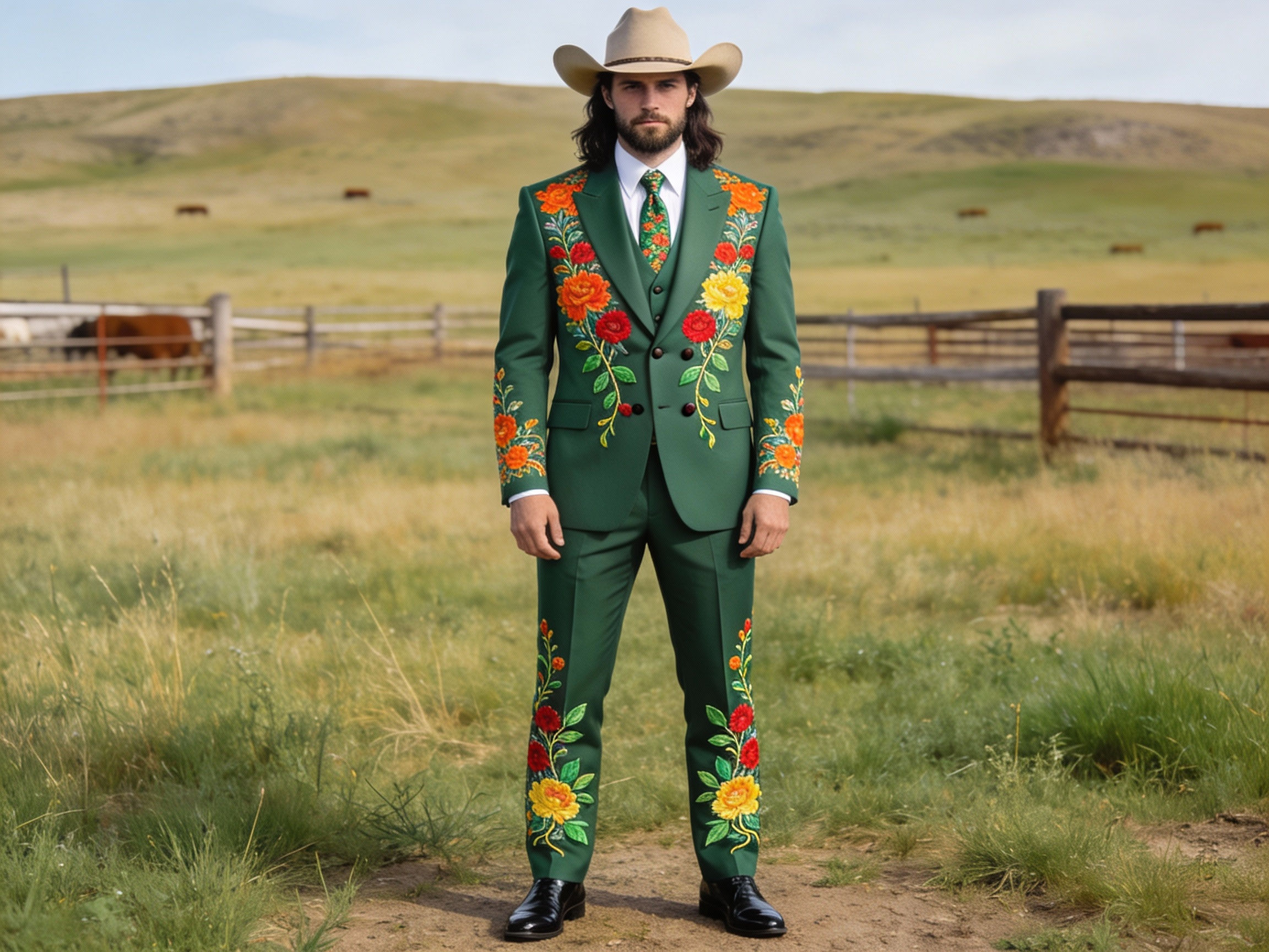 สีเขียว