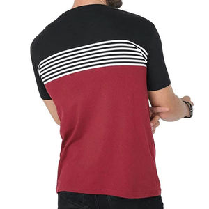 T-shirts pour hommes avec logo personnalisé, manches courtes, respirants, en vente en ligne à bas prix - Product Image 4