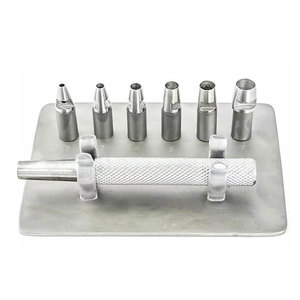 Lot de 6 poinçons dermiques Keyes, manche de 4 pouces, tailles 2 mm, 3 mm, 4 mm, 5 mm, 6 mm et 7 mm, instruments chirurgicaux dermatologiques en acier inoxydable - Product Image 1