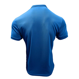 T-shirt de golf décontracté pour hommes, séchage rapide, respirant, en polyester uni, coupe courte, personnalisable, sérigraphié, vente en gros - Product Image 3