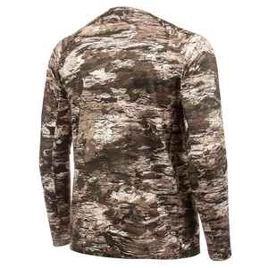 Men’s Long Sleeve <b>Camo</b> Hunting Shirt Breathable Polyester Custom for Deer Hunting OEM - Product Image 5