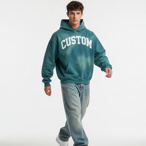 Sudadera con capucha extragrande Glory Custom Screen Print Sun Fade, sudaderas de primera calidad para ropa urbana, sudadera con capucha al por mayor OEM. - Product Image 6