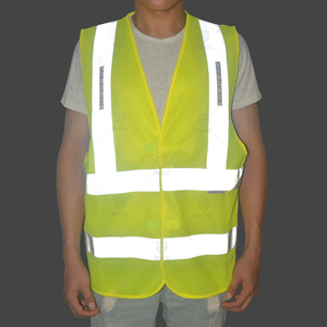 เสื้อกั๊กสะท้อนแสงคุณภาพสูงสำหรับคนงาน เสื้อกั๊กนิรภัยมองเห็นได้ชัดเจนพร้อมโลโก้สั่งทำพิเศษ เสื้อกั๊กนิรภัยสีดำ - Product Image 6