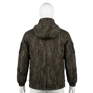 Chaqueta de Caza HYPEN SPORTS para Hombre, Modelo Axis, Híbrida, con Capucha, Resistente al Viento, Acolchada, de Softshell, Poliéster/Algodón, Color Marrón - Product Image 6