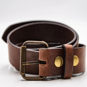 Ceinture en cuir pleine fleur pour homme, boucle en alliage de zinc personnalisée, mode décontractée, adaptée aux tenues formelles ou décontractées - Product Image 4