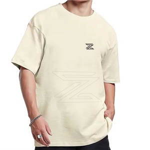 T-shirt surdimensionné léger 100 % coton, séchage rapide, respirant, nouvelle mode, pour usage extérieur, design personnalisable - Product Image 3