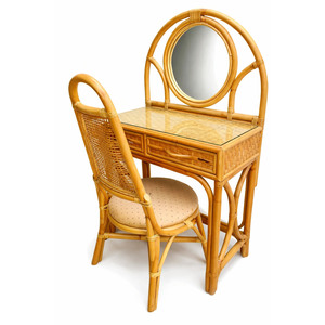 Rattan <b>dressing</b> <b>table</b> wholesale cost makeup <b>table</b> stylish vanity <b>tables</b> for bedroom furniture - Product Image 2