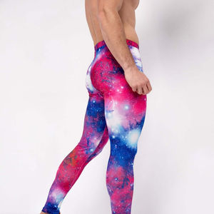 Leggings Deportivos Sublimados de Secado Rápido y Alta Calidad para Hombre, Ropa Deportiva de Gimnasio al Por Mayor con Logotipo en la Cintura - Product Image 6