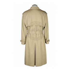 Trench-coat sur mesure, reproduction authentique, avec doublure confortable, larges revers et coupe longue. - Product Image 3